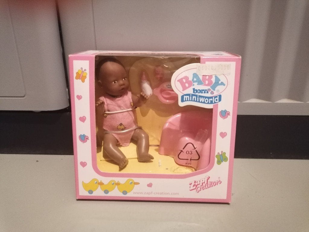 BabyBorn miniworld, Kinderen en Baby's, Speelgoed | Poppen, Ophalen, Zo goed als nieuw, Babypop