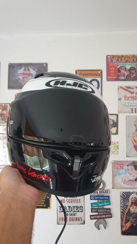 Motorhelm HJC XXL 64 lorenzo helm motor helmet, HJC, Ophalen of Verzenden, Tweedehands, XXL
