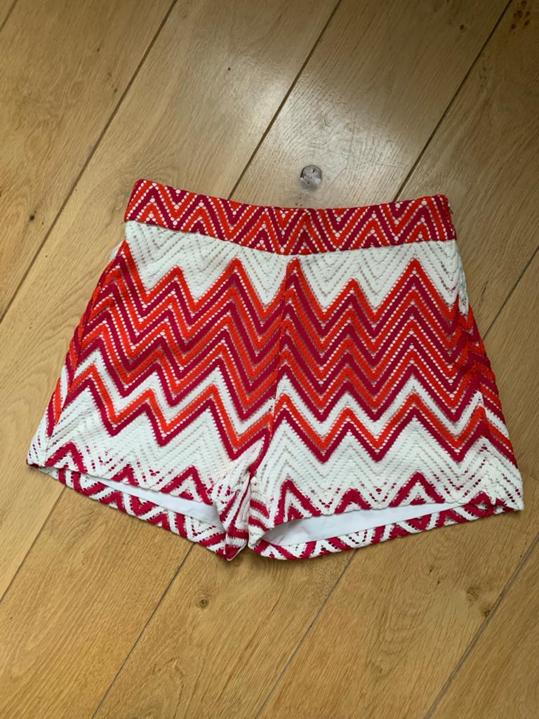 Supertrash Broekje Oranje Rood Wit, Kleding | Dames, Kort, Oranje, Ophalen of Verzenden, Maat 36 (S)