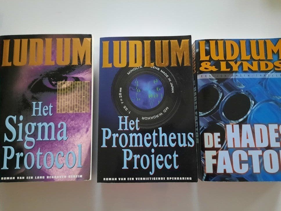 3x Ludlum voor 12,50,  per stuk 7 euro, Ophalen of Verzenden, Zo goed als nieuw
