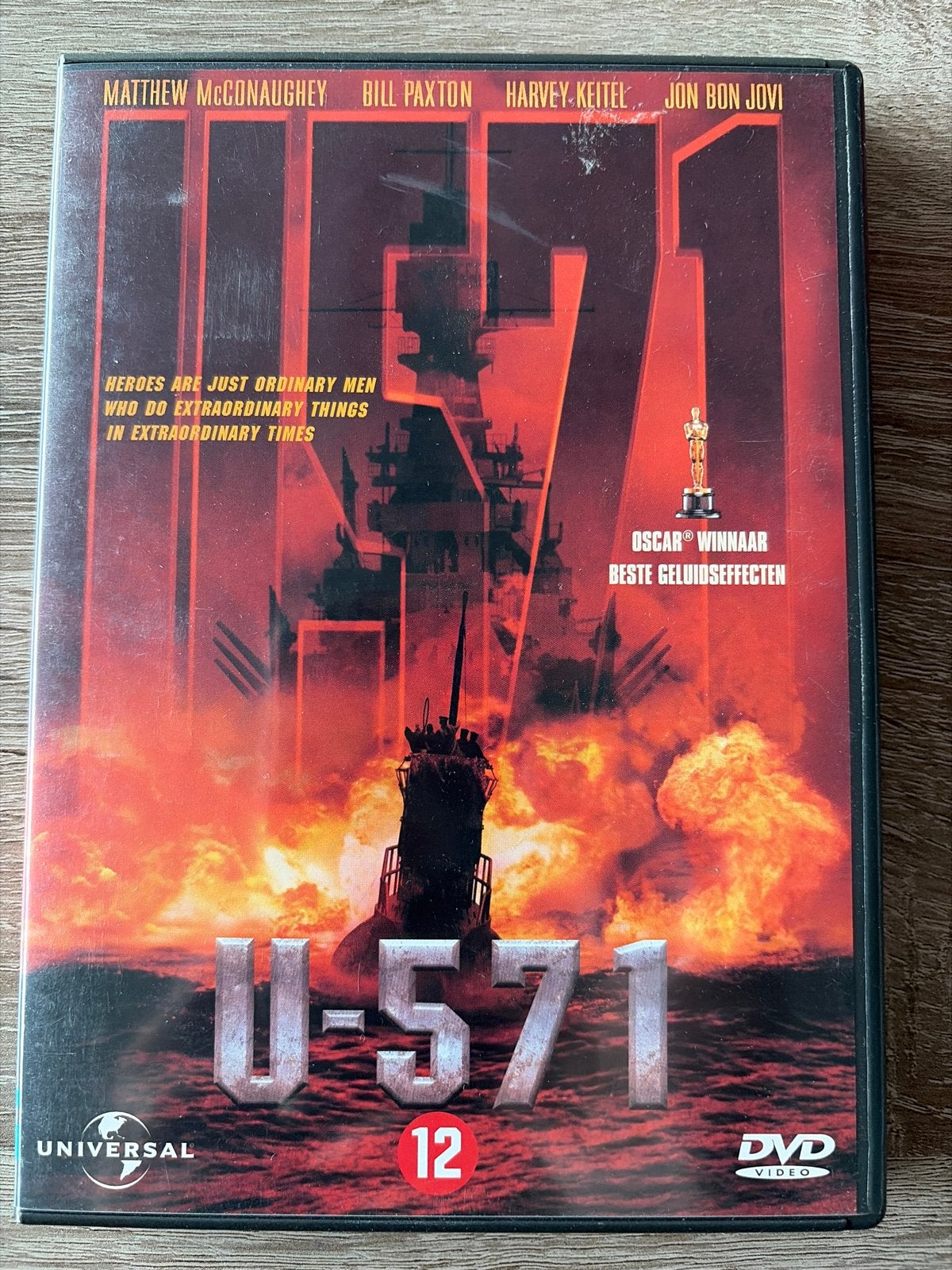 U-571 DVD - Oscarwinnaar Beste Geluidseffecten, Nederlands, Ophalen of Verzenden, Oorlog, Vanaf 12 jaar