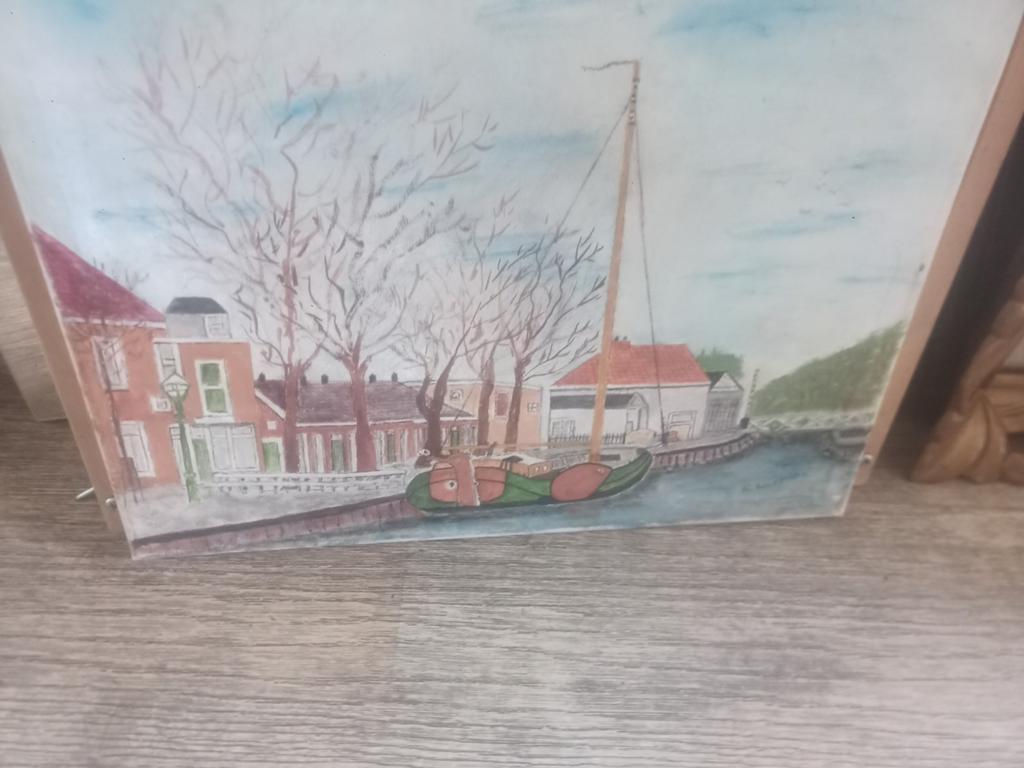 Mooi schilderij k boersma, Ophalen of Verzenden