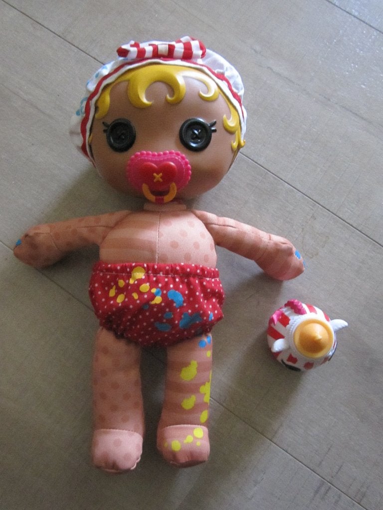 Stoffen Lalaloopsy pop 30 cm groot., Kinderen en Baby's, Speelgoed | Poppen, Ophalen of Verzenden, Zo goed als nieuw, Overige typen