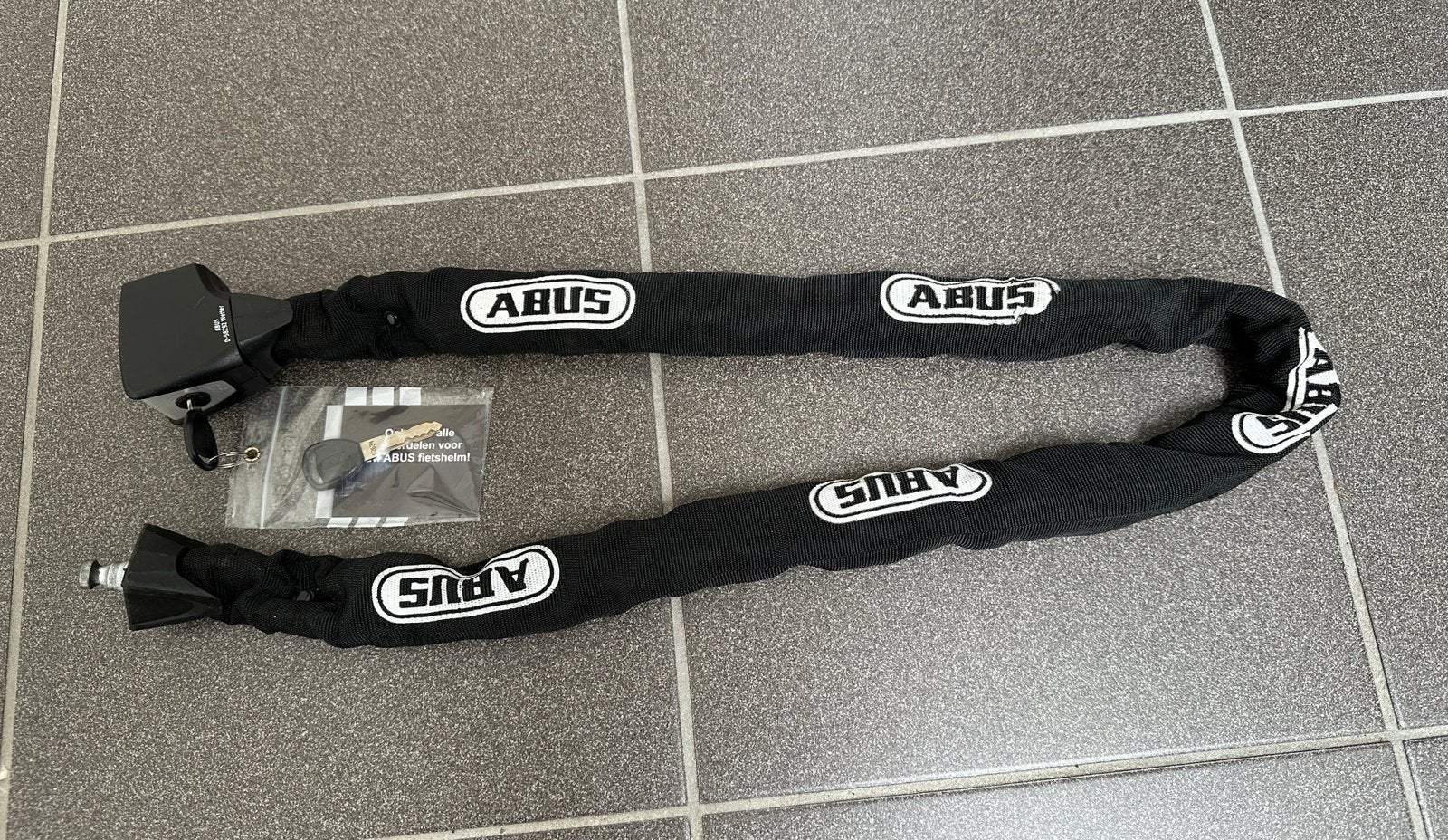 Abus 8210 Kettingslot ART 2/ D58292 Wetter /110 cm lang, Ophalen of Verzenden, Gebruikt, Kettingslot
