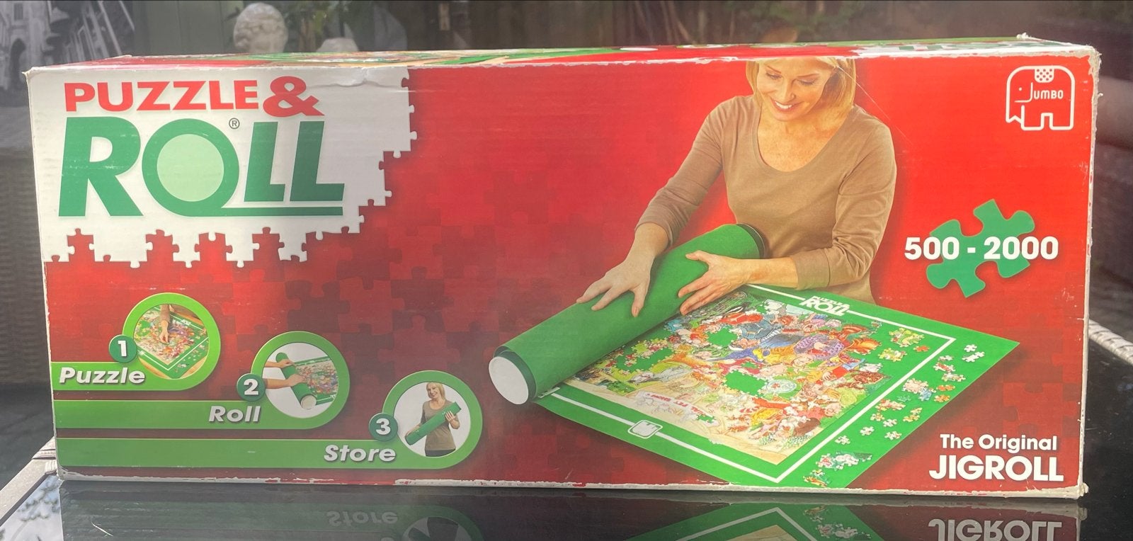 Jumbo XL Puzzelmat Puzzelrol Puzzelkleed 500-2000 stukjes, Ophalen of Verzenden, Zo goed als nieuw
