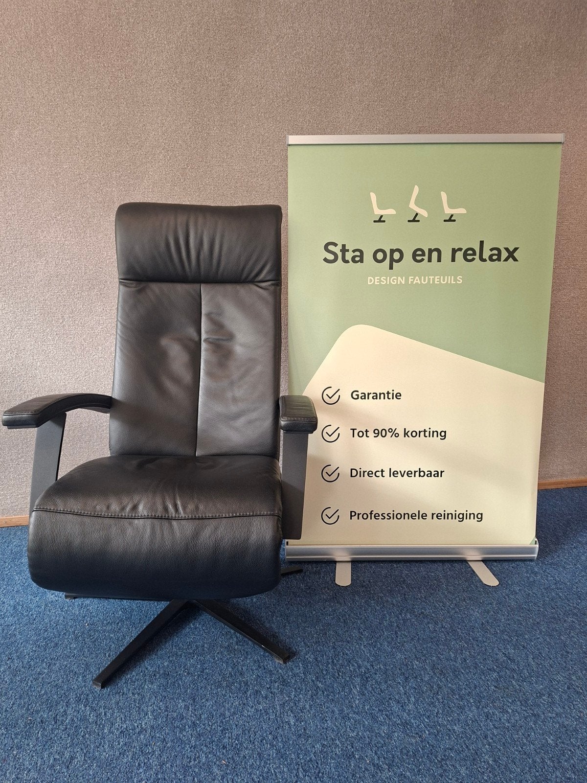 Sta op relax fauteuil Prominent S-100 Zo goed als nieuw!, Hoofdstraat 60 Schijndel, Ophalen of Verzenden, Zo goed als nieuw, Staopenrelax@gmail.com