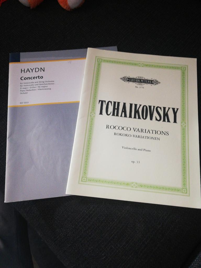 2 concerten voor cello en piano (Haydn /Tjaichkovsky), Muziek en Instrumenten, Bladmuziek, Cello, Klassiek, Ophalen of Verzenden