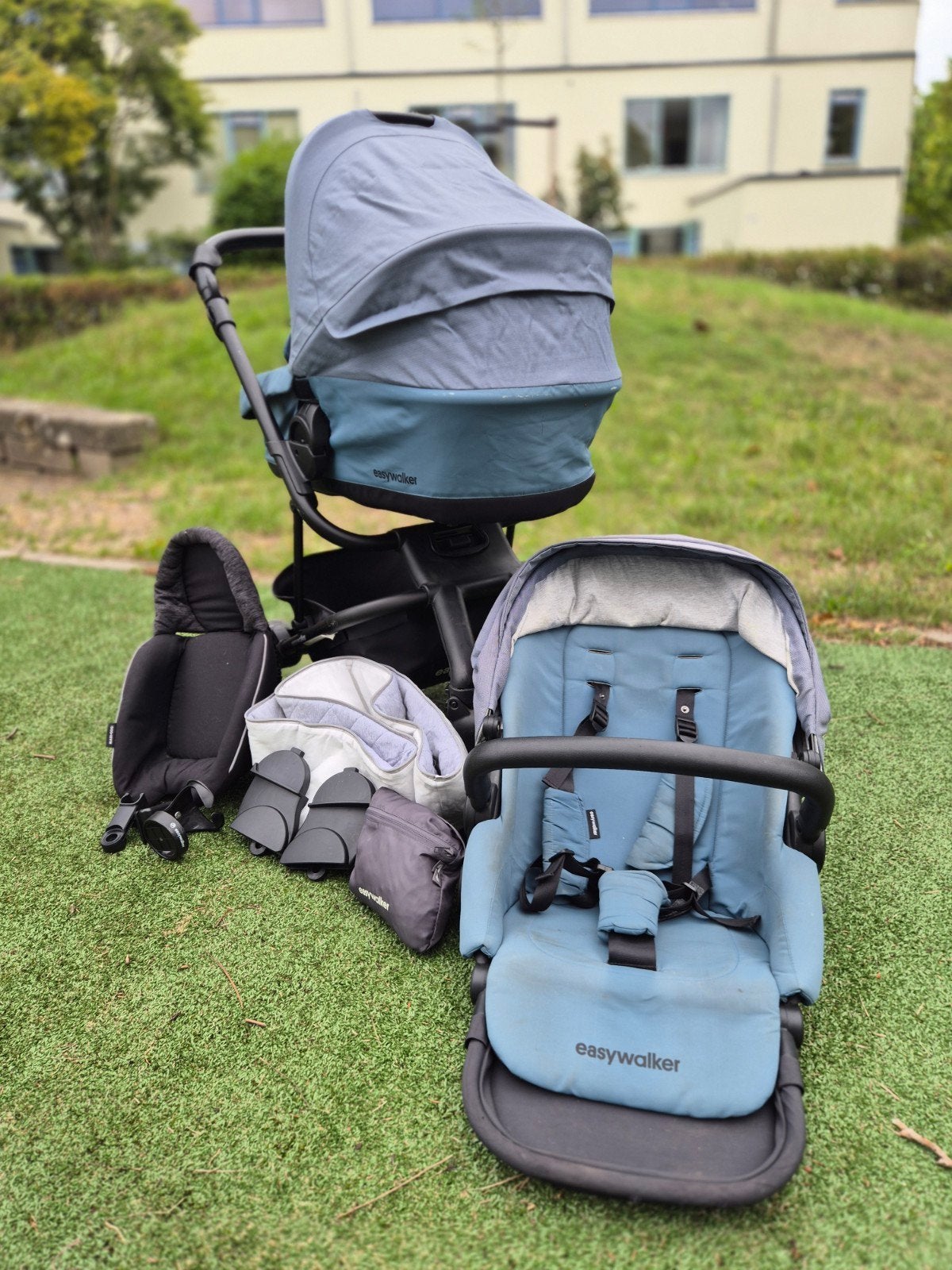 Harvey Easywalker combiwagen in de kleur blauw, Ophalen, Gebruikt, Overige merken