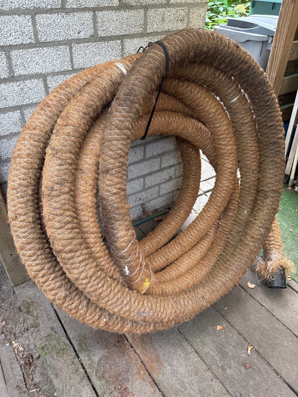 Drainagebuis 80 mm kokos - Nieuw, Ophalen, Nieuw