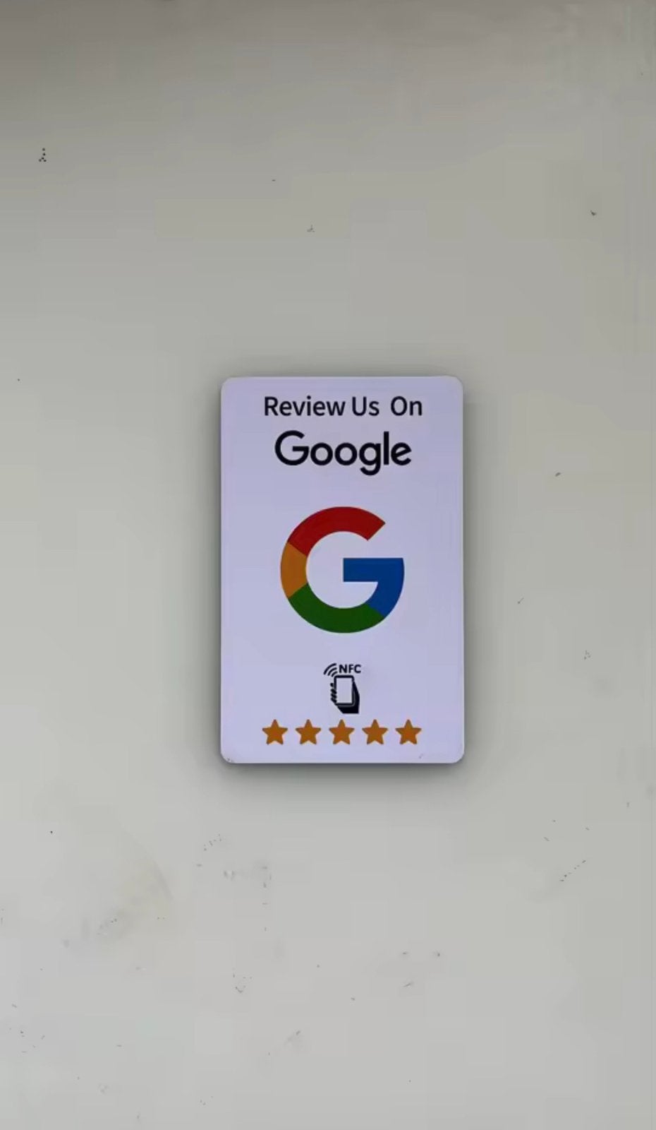 Google review card, Telecommunicatie, Verzenden, Zo goed als nieuw, Overige typen