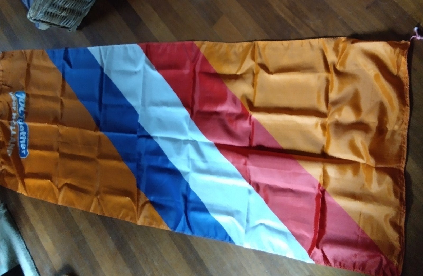 Grote vlag Oranje en met de driekleur, Diversen, Ophalen of Verzenden