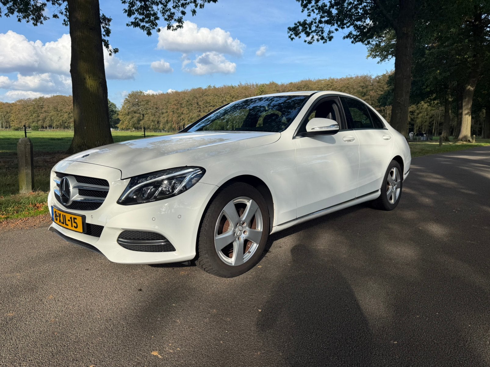 Mercedes-Benz C-Klasse C180 1.6 115KW 2014 Wit, Achterwielaandrijving, 1295 kg, Wit, Handgeschakeld