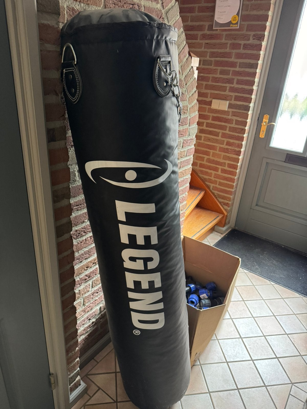 Bokszak te koop, Sport en Fitness, Ophalen, Zo goed als nieuw, Bokszak