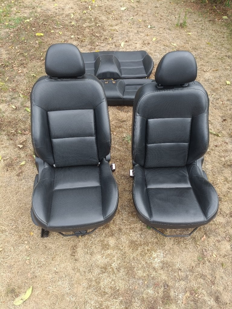 Zwart lederen interieur Peugeot 207cc, Ophalen, Gebruikt, Peugeot