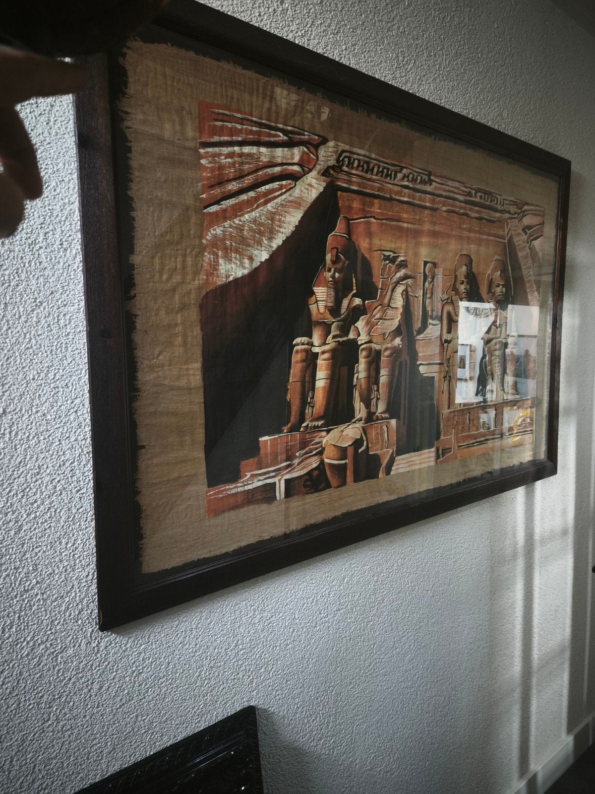 Grote Tempel van Abu Simbel - Egyptische kunst, Antiek en Kunst, Kunst | Schilderijen | Klassiek, Ophalen of Verzenden