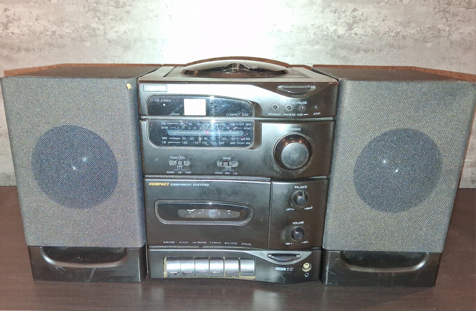 Supertech Stereo Compact Component System - Geluidsprobleem, Niet werkend, Cassettedeck, Overige merken, Losse componenten