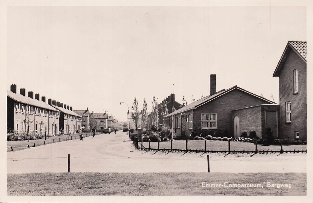 Emmer Compascuum - Bergweg (1956), Ophalen of Verzenden, 1940 tot 1960, Ongelopen, Drenthe