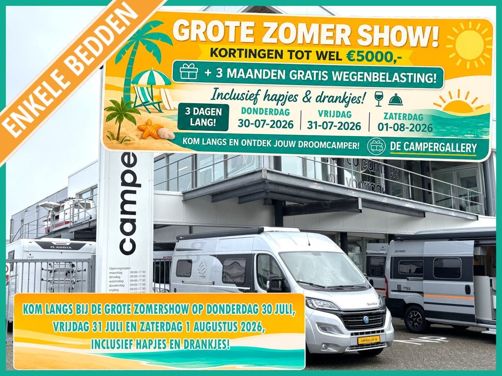 Knaus BoxStar 600 Platinum Selection 5.99m ENKELE BEDDEN, Caravans en Kamperen, Fiat, Bedrijf, Tot en met 3, 5 tot 6 meter