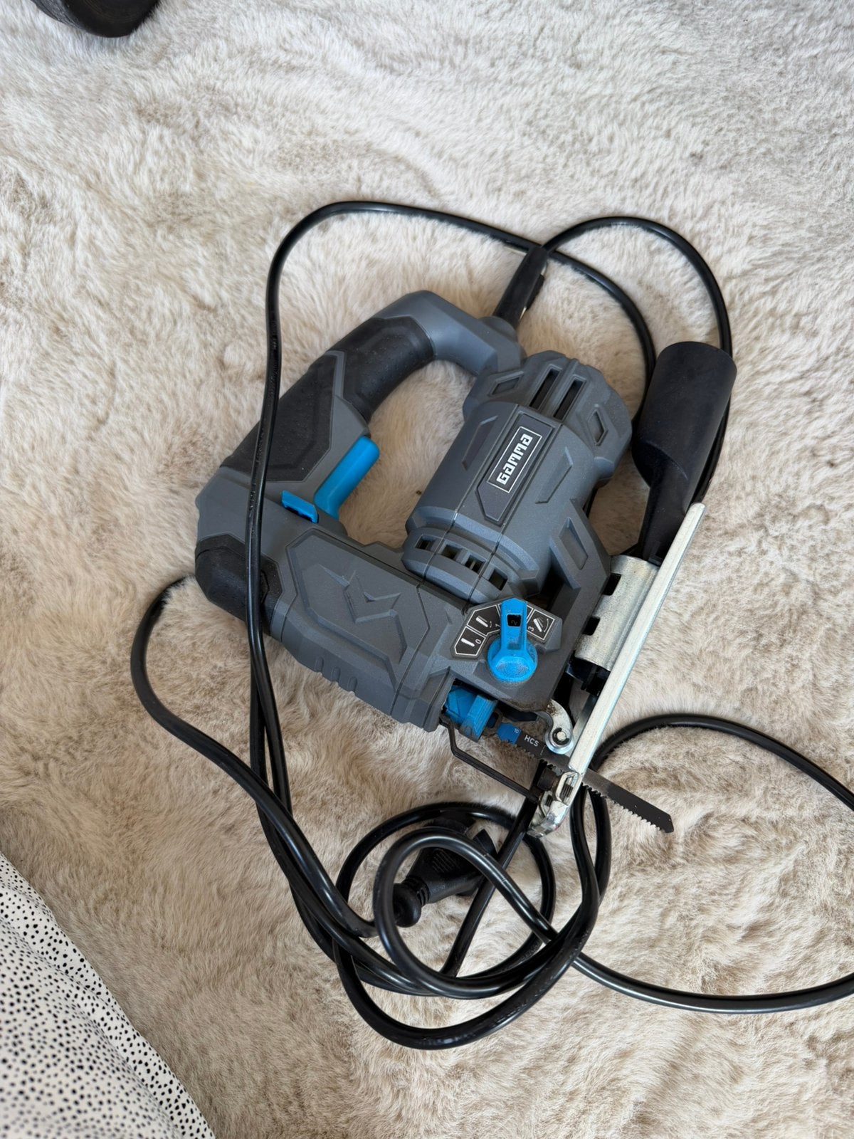 GAMMA decoupeerzaag, Ophalen, Zo goed als nieuw, Elektrisch, Bovenfrees