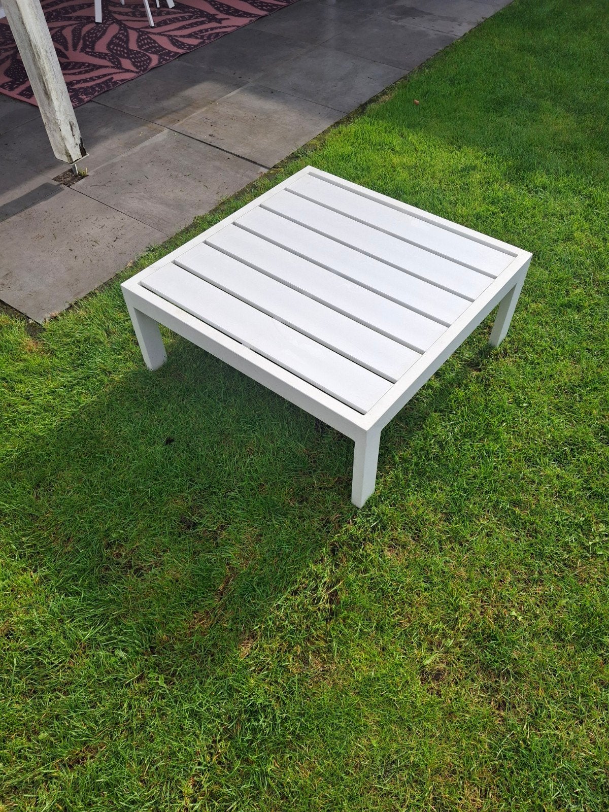 Manifesto tuin/salontafel - Kees Smit, Ophalen, Zo goed als nieuw, Vierkant, Aluminium