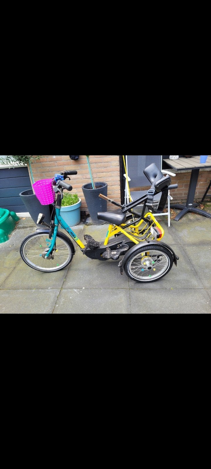 Driewieler fiets., Ophalen, Gebruikt
