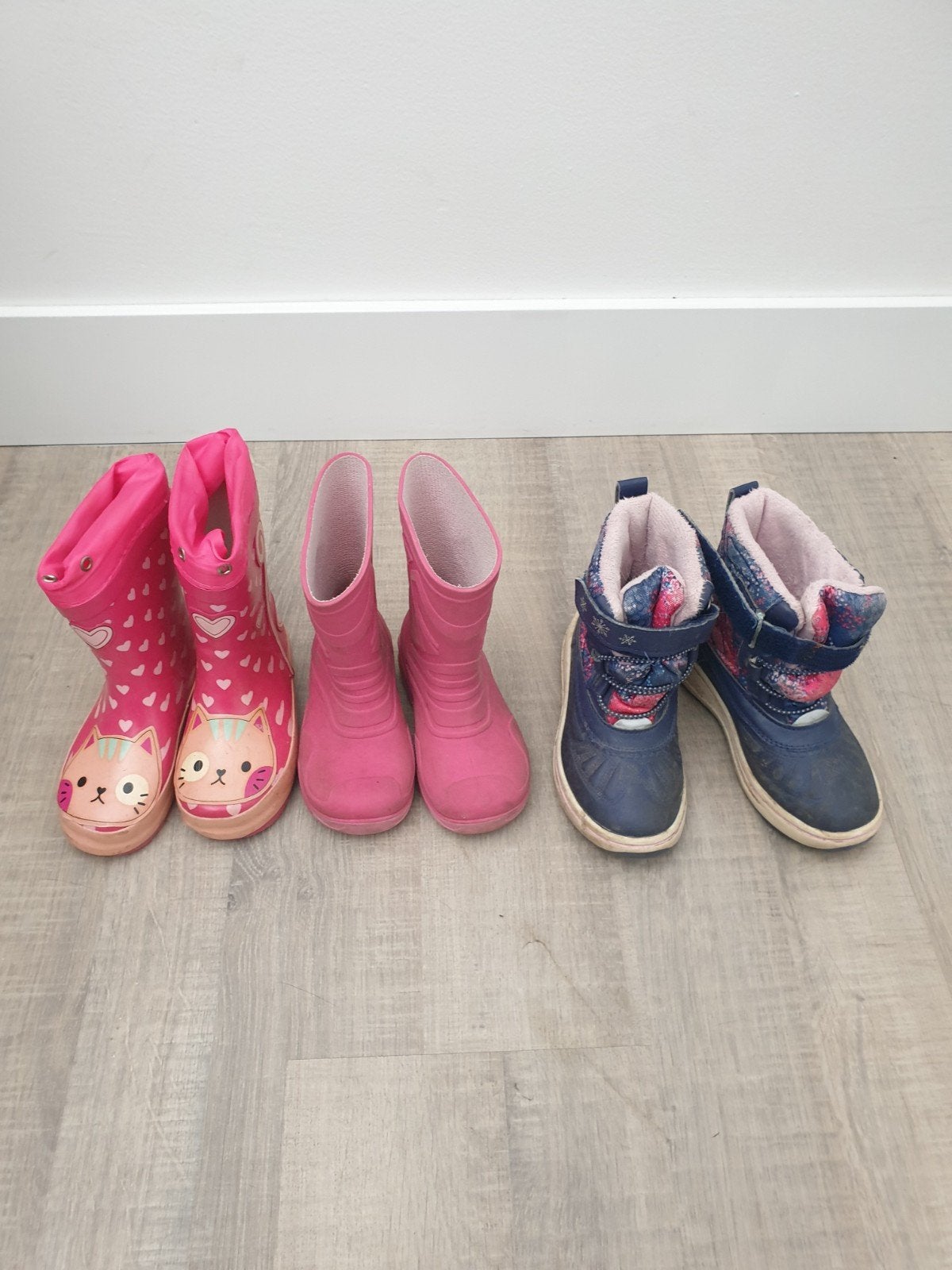 kinderlaarzen 23 24 27 snowboots regenlaarzen kind roze, Ophalen of Verzenden, Gebruikt, Jongetje of Meisje, Schoentjes