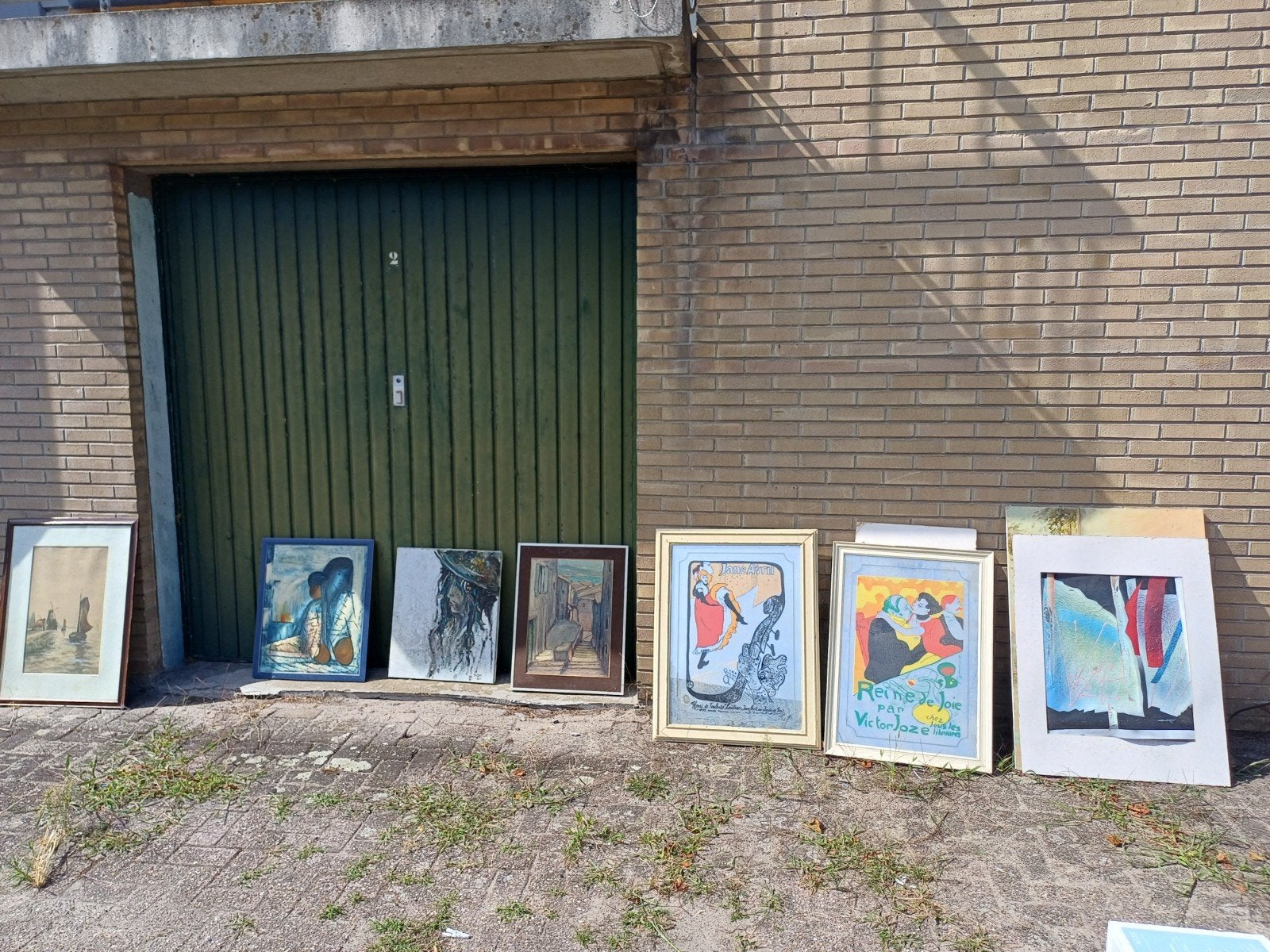 Diverse Kunstcollectie: Schilderijen, Aquarellen & Prints, Doek, Realistisch, Ophalen of Verzenden, Landschap