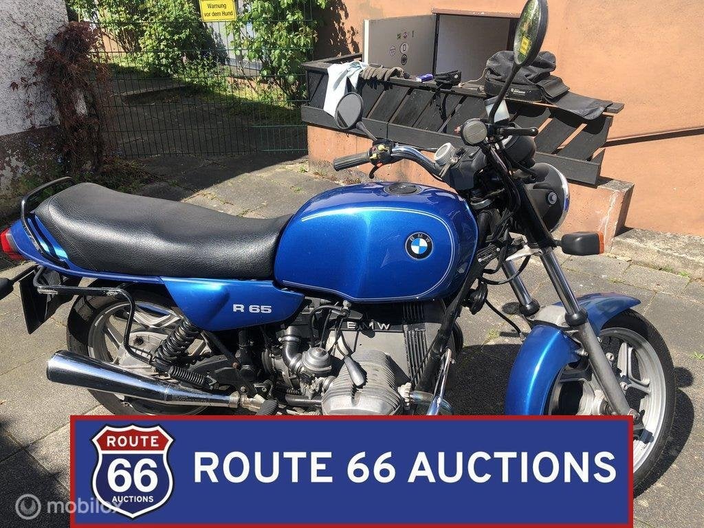 BMW R 65 | 1987 | Route 66 Auctions, Auto's, Overige carrosserieën, Zwart, Bedrijf, Handgeschakeld