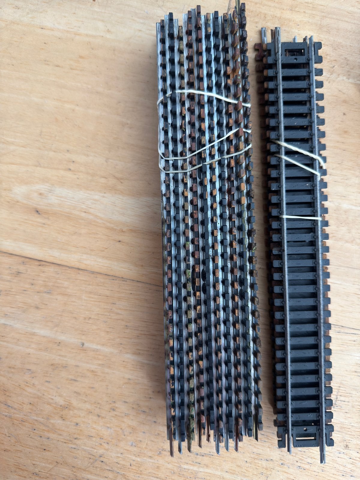Lima 3021 rechte rails | 1/87 modelspoor h0, Gebruikt, Gelijkstroom, Rails, Ophalen of Verzenden