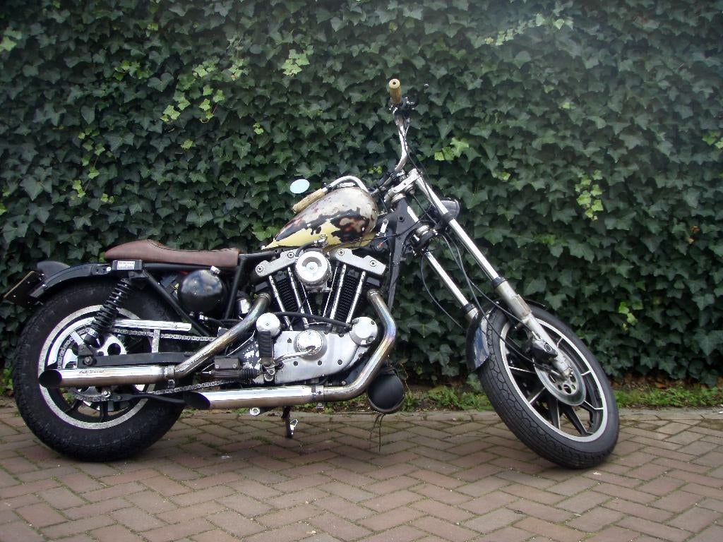 Harley XLX 61 ironhead, Motoren, 2 cilinders, Chopper, Particulier, 1000 cc