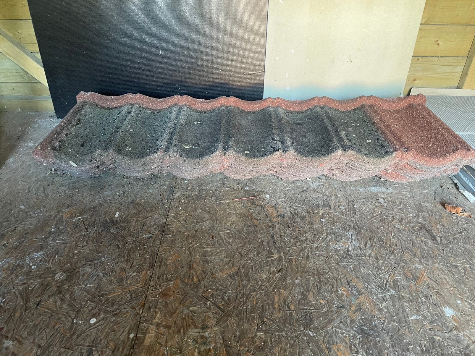 Dakpanplaten, Doe-het-zelf en Verbouw, Metaal, Rood, Ophalen, Dakplaat of Dakpanplaat