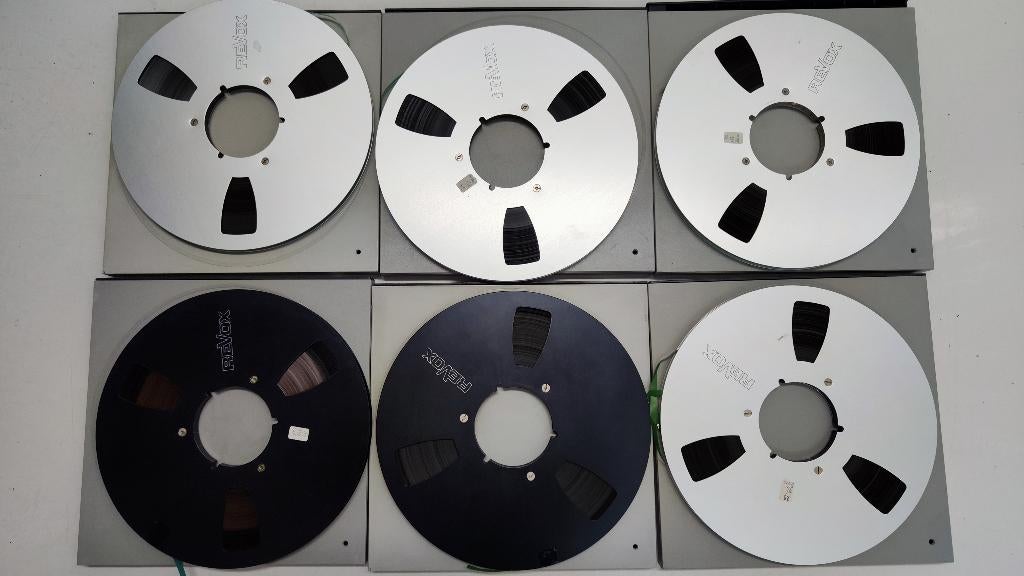 5x Revox 26,5cm Reel to Reel spoelen / Bandopnemer REVOX Zwa, Audio, Tv en Foto, Bandrecorders, Onderdeel, Ophalen of Verzenden