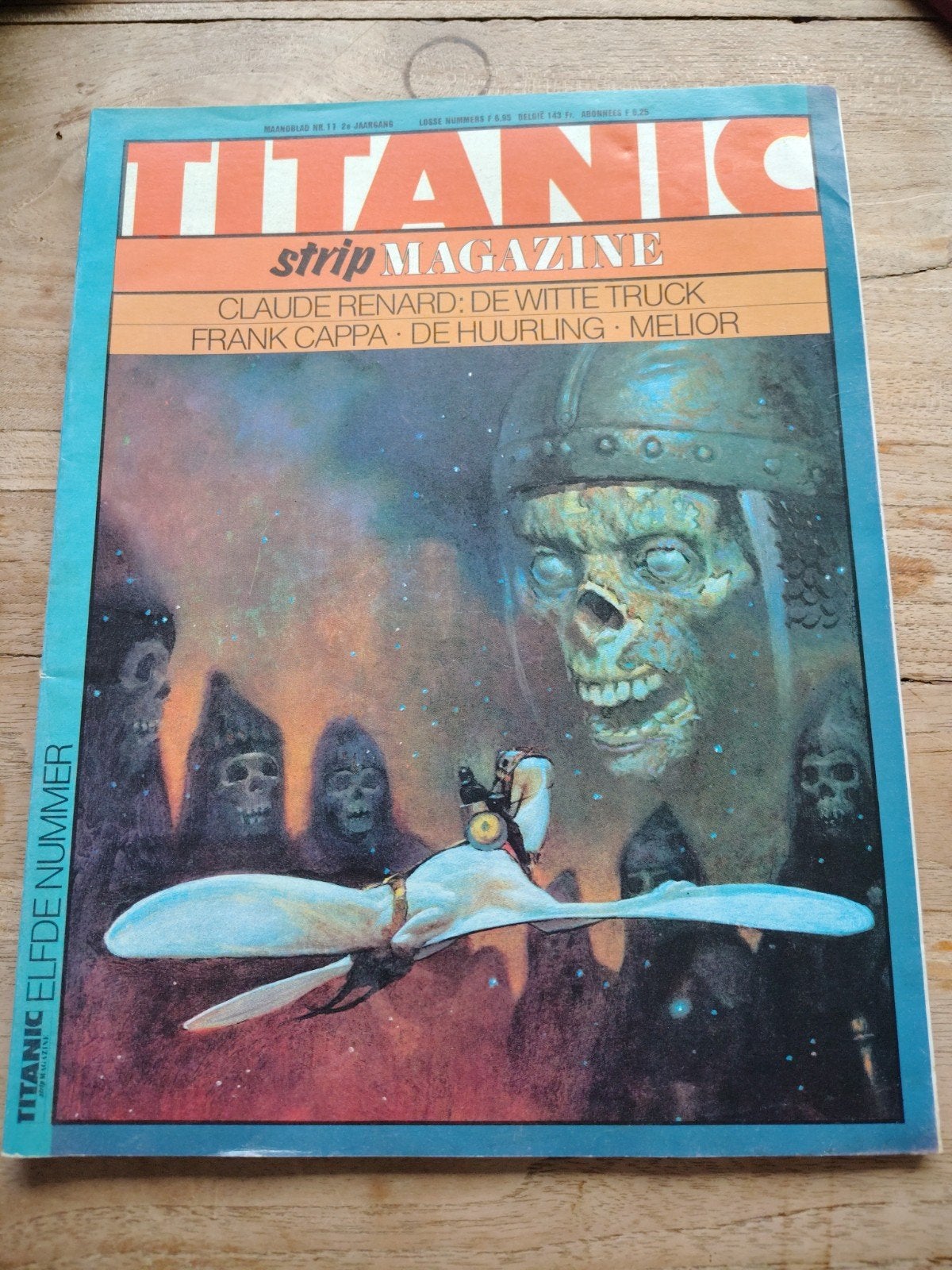 Titanic Strip Magazine - Elfde Nummer, Gelezen, Eén stripboek, Ophalen of Verzenden, Claude Renard, Frank Cappa, Melior