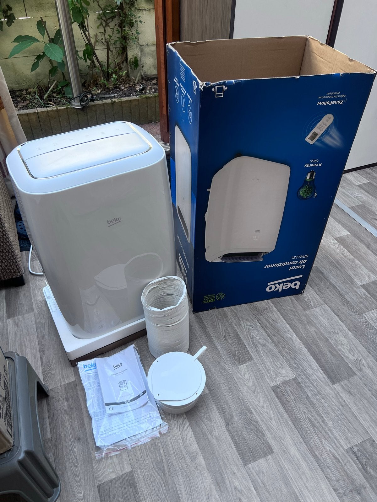 Beko Mobiele Airco BPN112C - Koelen en Ontvochtigen, Witgoed en Apparatuur, Airco's, Ophalen, Minder dan 60 m³, 3 snelheden of meer