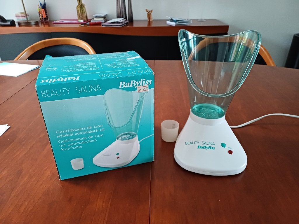 Babyliss Beauty Sauna Gezichtsstomer - Zachte Stoom, Ophalen of Verzenden, Gebruikt, Overige typen