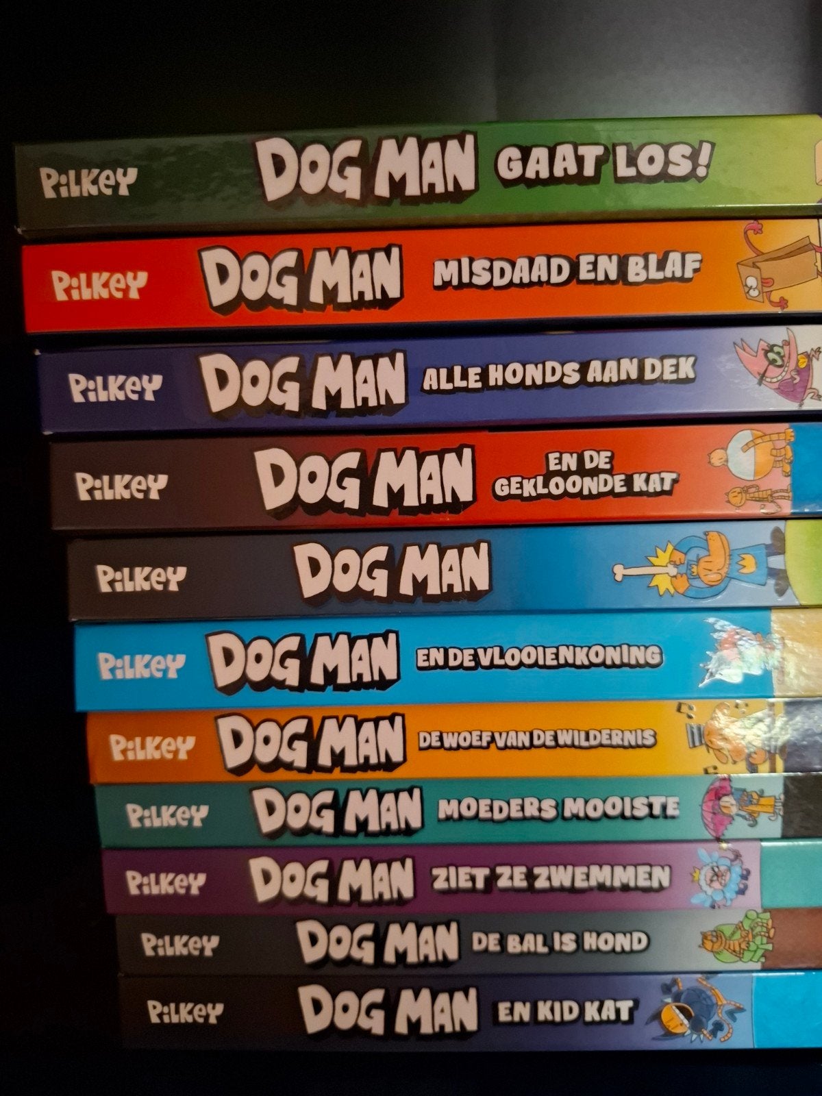 11 Dog man boeken 🐶 (hardcover), Ophalen of Verzenden, Zo goed als nieuw, Fictie algemeen