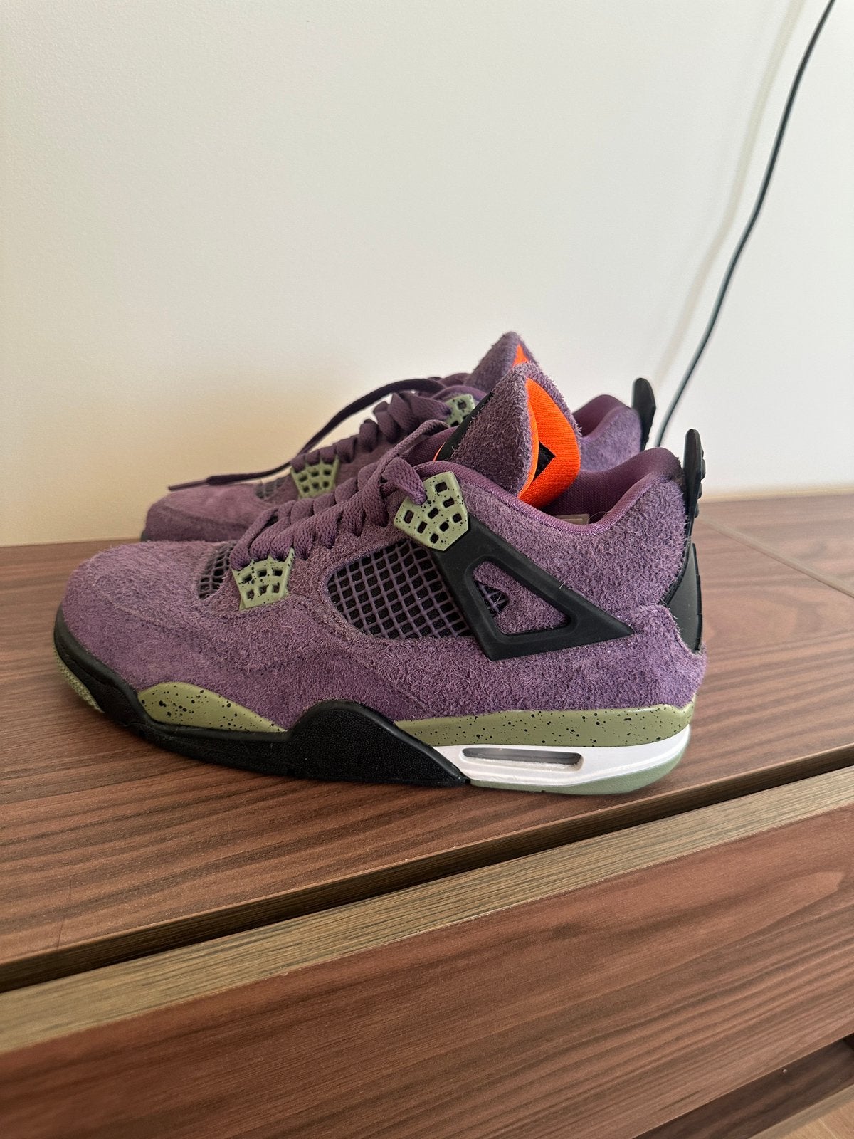 Nike Air Jordan 4 Retro Canyon Purple, Ophalen, Overige kleuren, Nieuw, Sneakers of Gympen