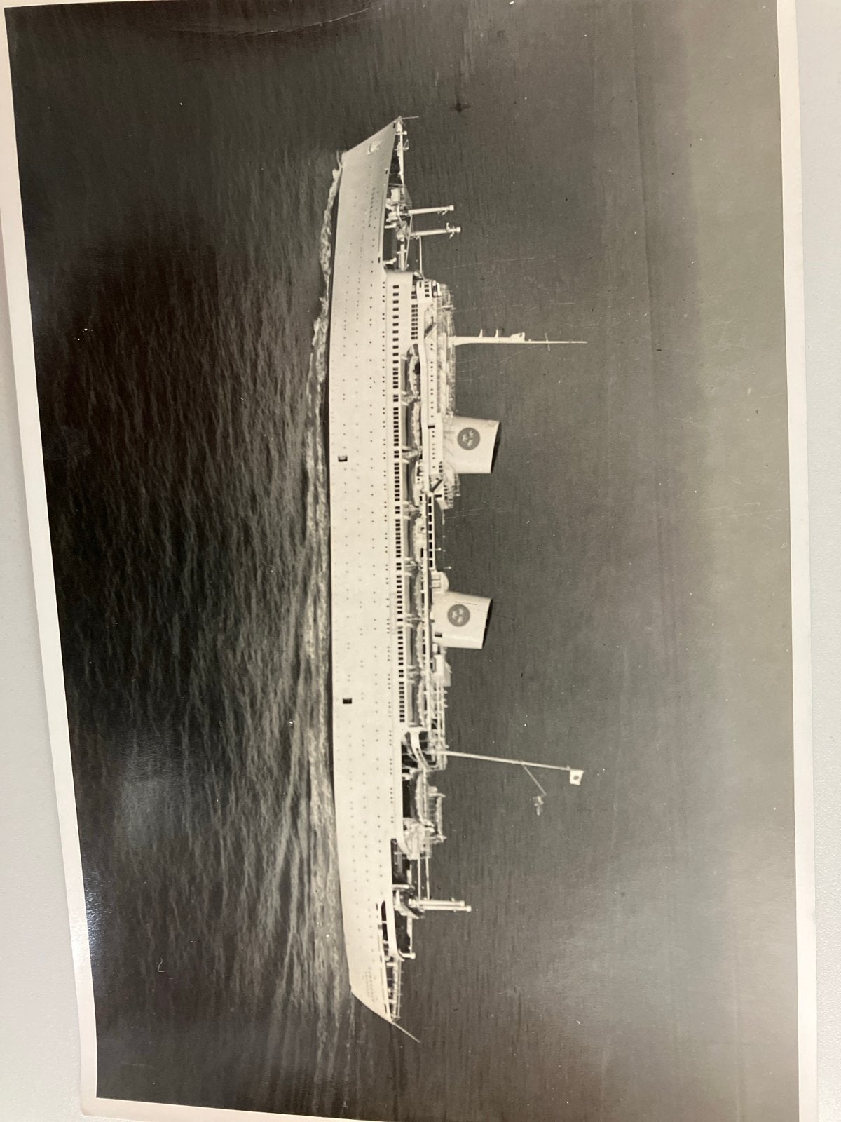 Grote foto van de MV Kungsholm, 16x23cm, Verzenden, Gebruikt