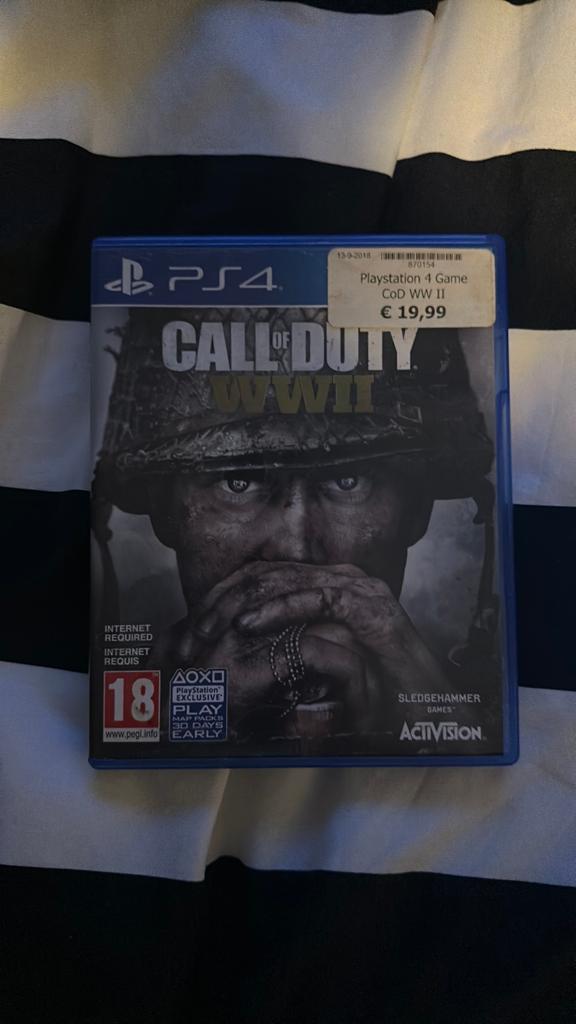 Call of Duty: WWII (PS4), Spelcomputers en Games, Games | Sony PlayStation 4, Online, Vanaf 18 jaar, Overige genres, 1 speler