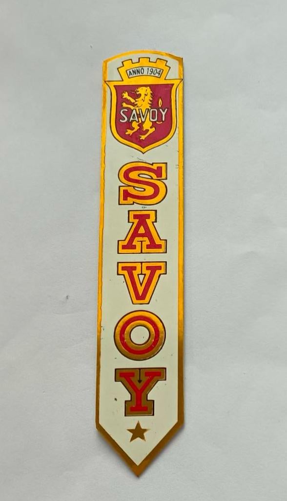Sticker Savoy Union, Ophalen of Verzenden, Zo goed als nieuw, Merk