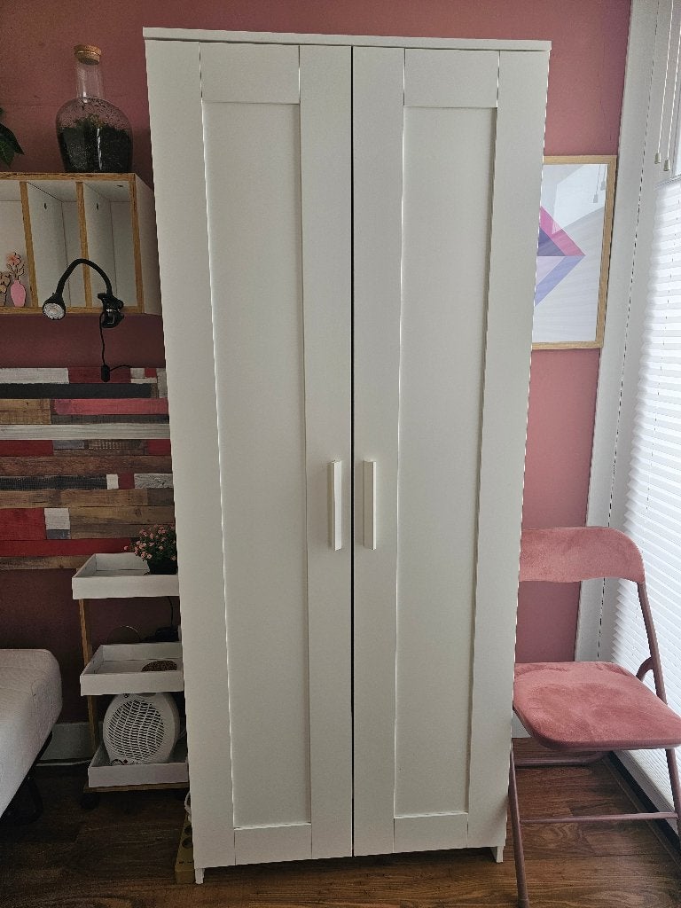 3 IKEA BRIMNES kledingkasten wit – complete set, Ophalen, Gebruikt, 50 tot 100 cm, 150 tot 200 cm