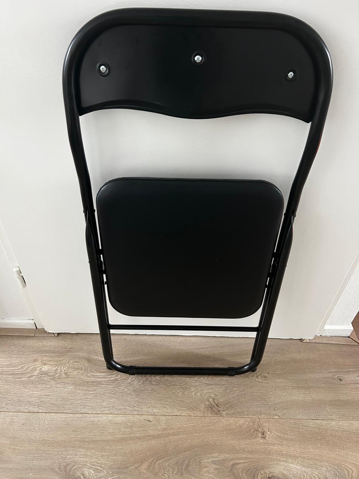 Zwarte klapstoelen, Ophalen, Nieuw, Campingstoel