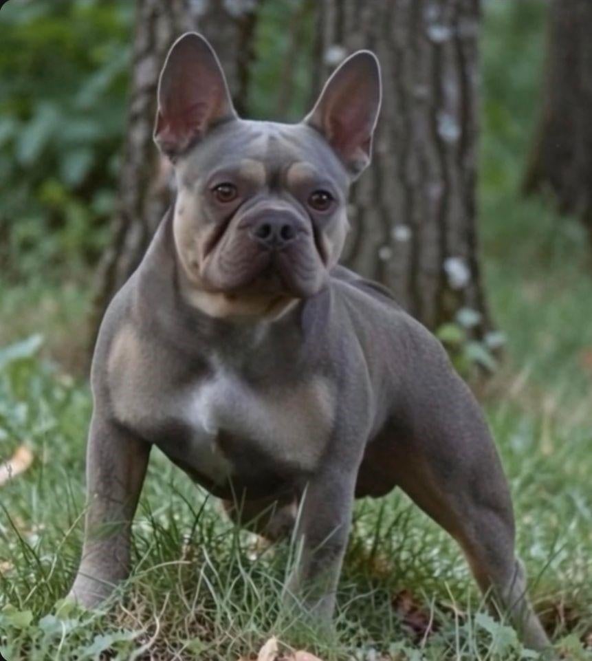 FRANSE BULLDOG DEKREU HUGO ISABELLA & TAN  MET STAMBOOM, Fokker | Hobbymatig, Reu, 1 tot 2 jaar, Buitenland