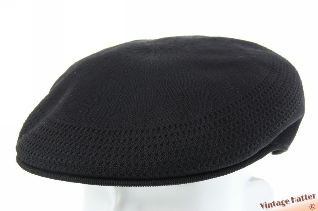 Platte pet Kangol Ventair zwart (L) 59-61 nieuw, 60 cm (XL, 7½ inch) of meer, Nieuw, Pet, Kangol Tropic Ventair 504