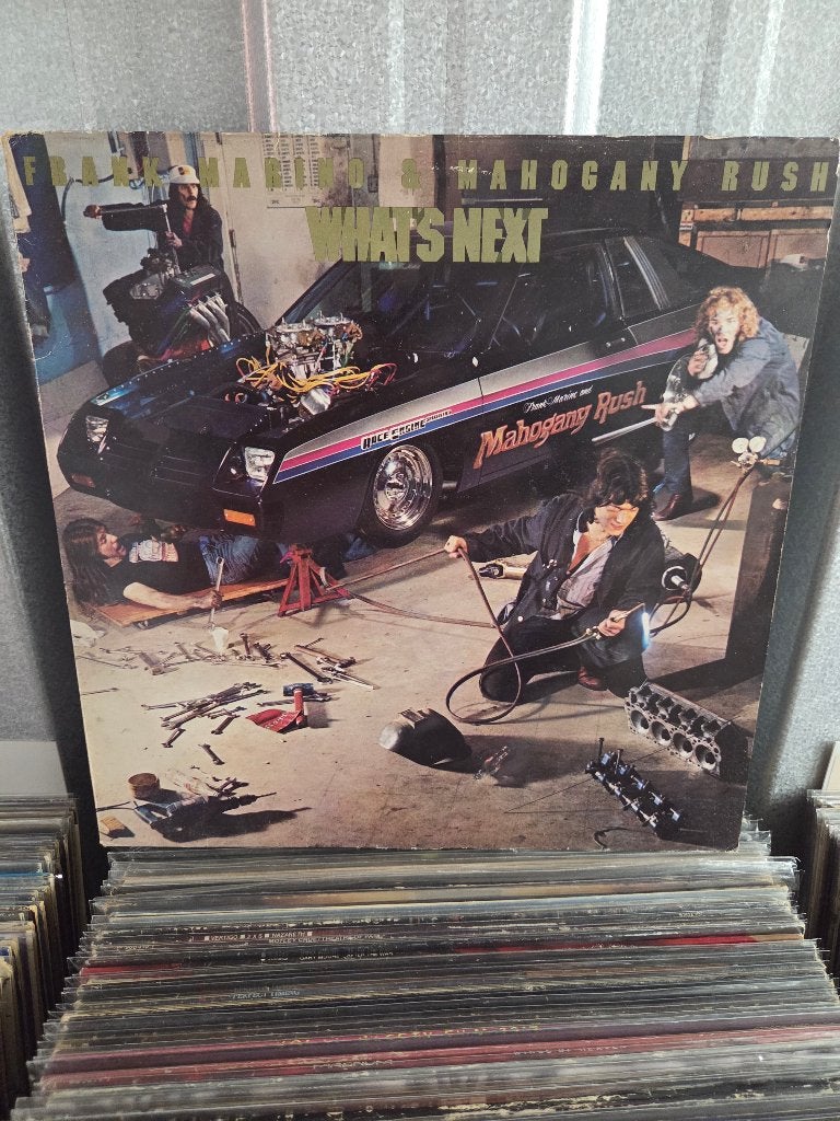 Hardrock/Metal lp FRANK MARINO: WHAT'S NEXT, Originele persing, Ophalen of Verzenden, Gebruikt, 12 inch
