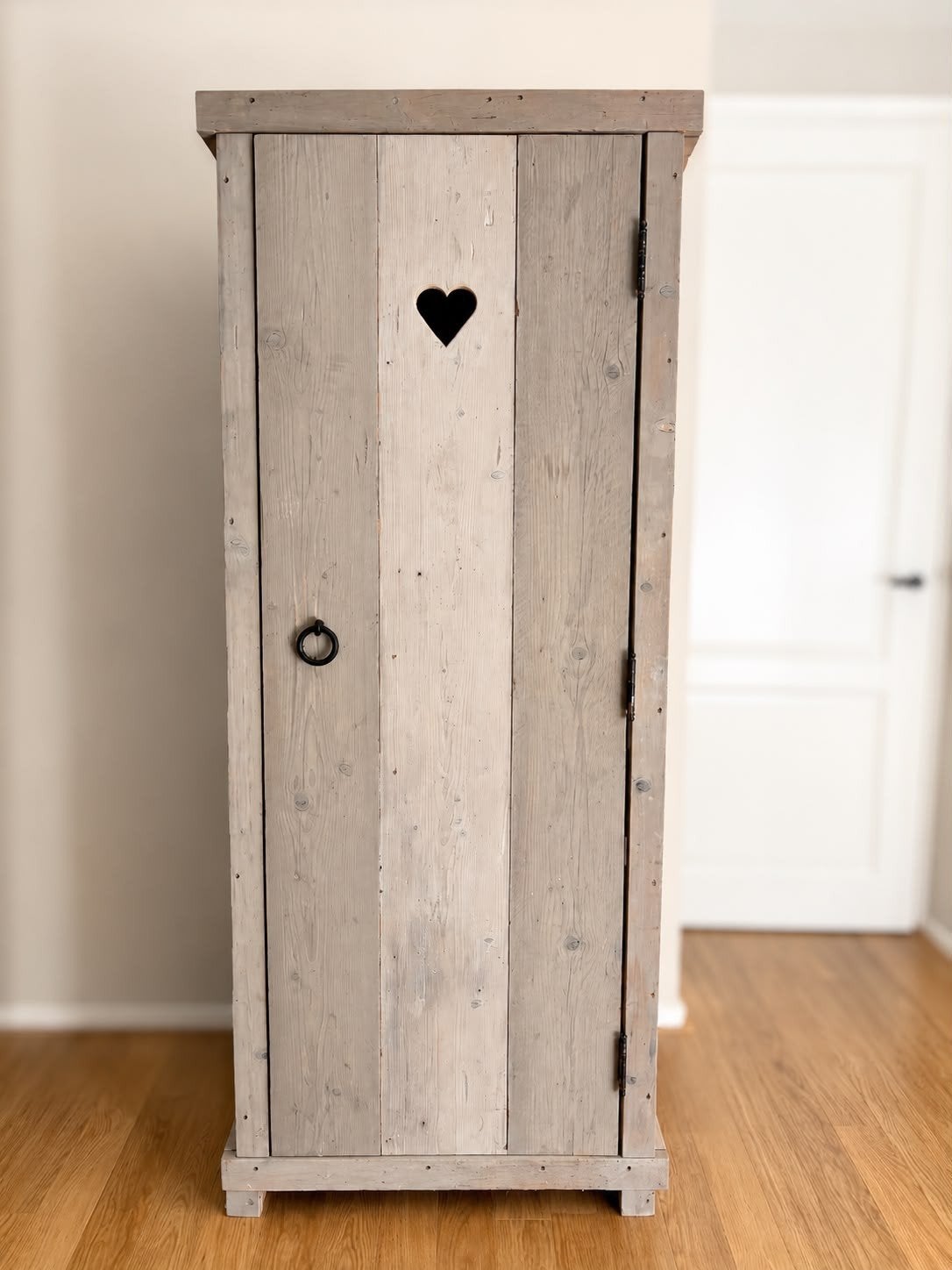 Handgemaakte steigerhouten kast, Ophalen, Gebruikt, Met plank(en), 75 cm of meer