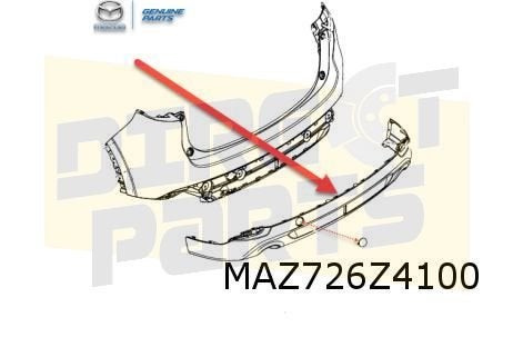 Mazda CX-5 (10/21-) achterbumper onderspoiler (zwart) Origin, Gebruikt, -, -, Ophalen of Verzenden
