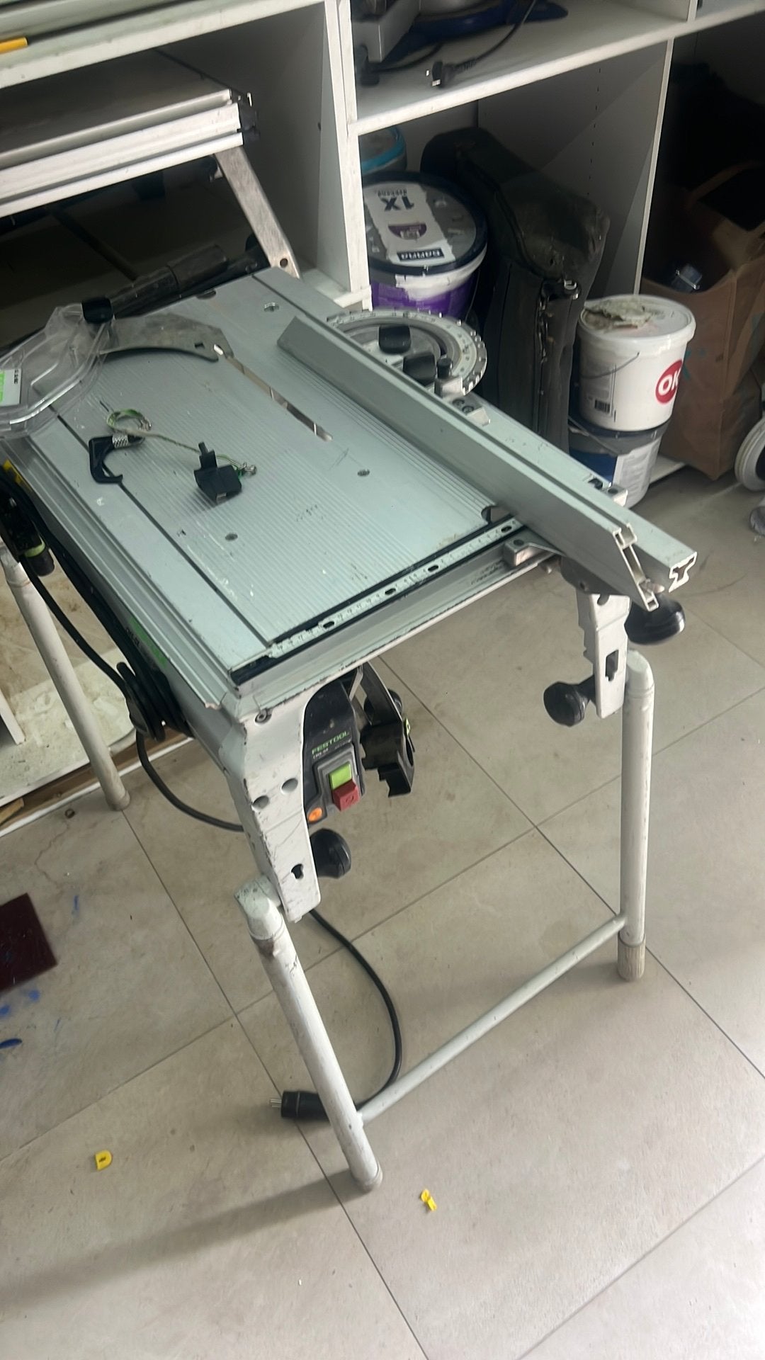 Festool Cms system inc ts 75 zaagmodule, Cirkelzaag, 70 mm of meer, Ophalen of Verzenden, Zo goed als nieuw