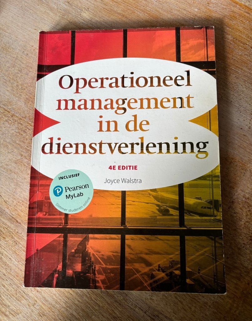 Operationeel management in de dienstverlening, Pearson, Zo goed als nieuw, Beta, HBO