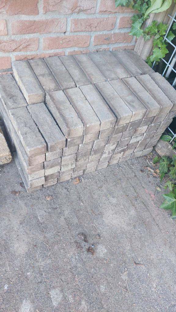 Klinkers 5 x 20 cm. Gratis af te halen, Tuin en Terras, Ophalen of Verzenden, Gebruikt, Beton, Klinkers